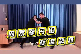 内家拳丹田！太极云手形意拳鮀形，统一原理视频封面