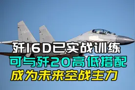 歼16D已实战训练，可与歼20高低搭配，成为未来空战主力视频封面
