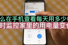 怎么在手机上查看每天的用电量明细，实时监控，每天到底用多少度