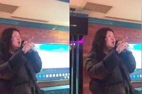 女神经KTV一首《沙漠骆驼》，气死原唱的节奏，受到一万点暴击