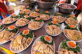 广东农村酒席现场，红包随礼100元，看看有啥吃的视频封面