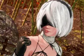 2B 小姐姐来到死或生的世界，发现4妹的裙子真好看，问多少钱？视频封面