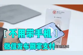 不用带手机！微信发布刷掌支付：无需手机，隔空感应，安全便捷视频封面