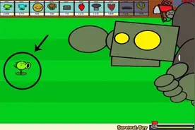 植物大战僵尸：简笔画版本，豌豆射手能击败博士吗