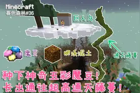 我的世界暮色拔刀36：种植神奇五彩魔豆！开启通往巨人岛的道路！