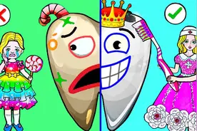 剪纸动画：小女孩贪吃糖果，还不爱刷牙，结果蛀牙魔王找上门来！视频封面