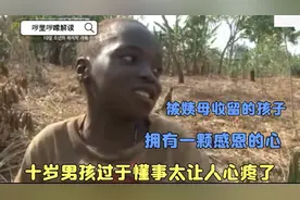 被姨母收留的孩子，为了报答姨母的恩情，十岁男孩懂事的让人心疼视频封面