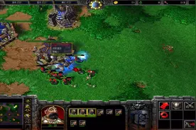 魔兽争霸3-解锁高难度新打法-纯农民不造塔打赢疯狂电脑视频封面