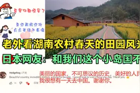老外看湖南农村春天的田园风光，日本网友：和我们这个小岛国不同视频封面