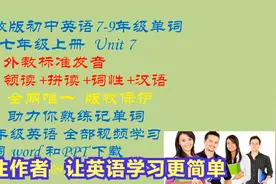 人教版英语 七年级上册 Unit 7视频封面