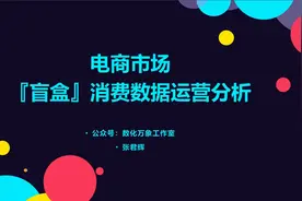 电商市场：盲盒产品消费数据运营分析【多平台数据整合】视频封面