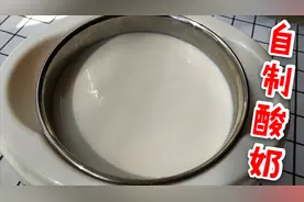 没有发酵菌粉，照样能自制酸奶，只需两样原料，太简单了视频封面