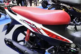 铃木新款弯梁车，排量115，高颜值易操控，油耗1.5，通勤代步首选视频封面