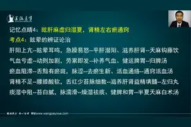 2020王派医学中医执业医师资格考试-中医内科学考点：眩晕视频封面