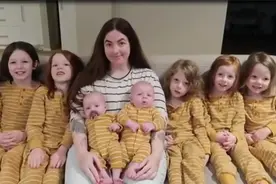 28岁妈妈用7年生育了8个孩子，家有8宝一种怎样的幸福快乐体验视频封面