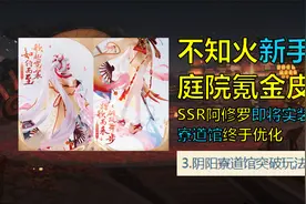 阴阳师：老婆新手办+庭院氪金皮！寮道馆终于优化！白天实测翻牌