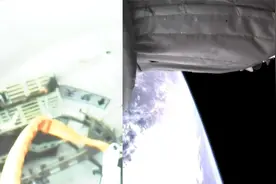 实拍太空现场！中国自主研制 航天员穿新一代飞天舱外航天服出舱视频封面