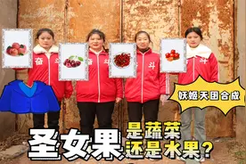 小伙伴们玩合成游戏，圣女果到底是蔬菜还是水果，快来说说吧！视频封面
