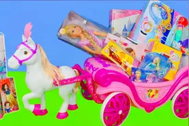 儿童趣味玩具：迪士尼公主马车玩具娃娃-长发公主，冷冻艾尔莎视频封面