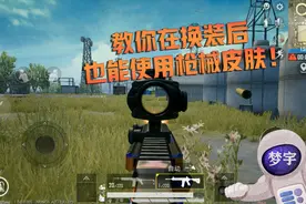 和平精英：教你在游戏内换装后，仍然可以使用装备皮肤！视频封面