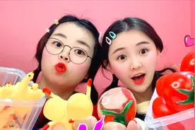 桂鹿PK做假水！30只“下蛋”鸡VS爆浆番茄，剪爆瞬间喷水，无硼砂视频封面