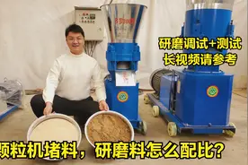 饲料颗粒机磨盘堵料，用研磨料清理一下就行，不会做？简单我教你视频封面