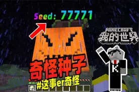 我的世界：奇怪种子，里面竟有会攻击玩家的南瓜灯！视频封面
