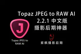 JPG照片能转成RAW？为什么转 怎么转 神器！Topaz JPGtoRAW教程