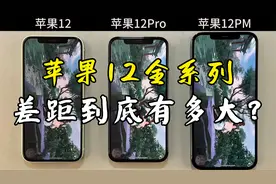 苹果12、12Pro、12ProMax的使用体验，差距到底有多大？视频封面