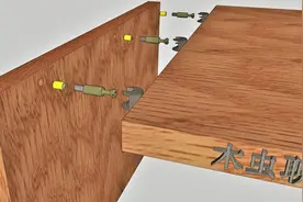 一分钟高清动画带你了解：经典家具三合一连接件安装原理