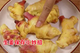 保存生姜原来超简单，40年姜农教你诀窍，不干不坏，放一月都新鲜视频封面