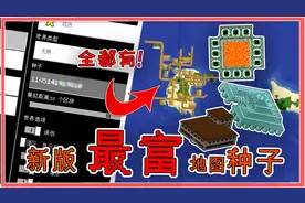 我的世界：开局四大神殿！周边物资富得流油，新版神级种子推荐！视频封面