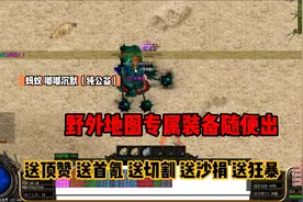 热血传奇：公益沉默嘟嘟，专属如白菜随便爆！送顶赞沙捐首氪切割视频封面