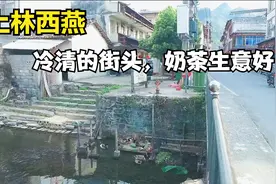 广西上林西燕，一个宁静的小镇，春节后街头冷清，奶茶店生意很好视频封面