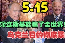 泽连斯基欺骗了全世界！乌克兰目的彻底暴露，俄罗斯腹背受敌！视频封面