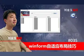 零基础C#教程035期 winform自适应布局技巧，从此控件缩放无忧！