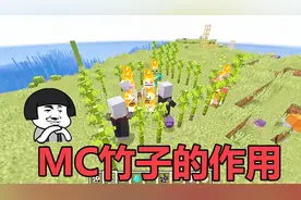 我的世界：mc里竹子还有这些作用！脚手架是竹子做的，还能做煤炭视频封面