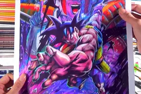 绘画图画：手绘一个动漫人物，再涂上颜色，想打印出来的一样