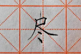 楷书练字“尽”字详解，两个点画角度大小不同，书写在重心才行！视频封面