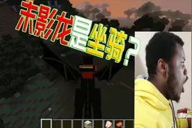 约翰玩MC：教你如何把动物变成坐骑，坐在末影龙上看风景！视频封面