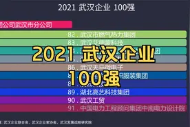 2021 武汉企业 100强 排名, 国有54家, 民企45家, 其他1家视频封面
