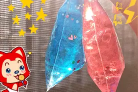 在家就能自制无胶水的玩具，只用两个材料，就能做捏不住的水蛇