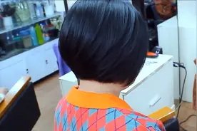 这才是黑色头发该有的发型，时尚显年轻，几乎适合所有女性