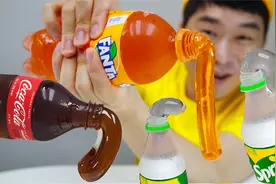 挑战冷冻蜂蜜膏果冻！居然还可以加碳酸饮料？黑暗料理大满足！视频封面