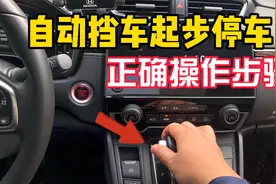 开自动挡车正确起步和停车步骤，老司机演示给你看，新手多学学视频封面