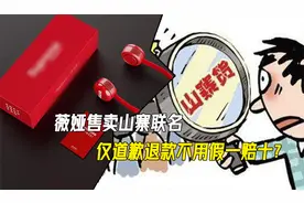 薇娅售卖山寨联名产品仅道歉退款，不愿假一赔十？律师说视频封面