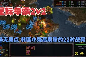 星际争霸重制版2v2 全场无尿点 韩国小强高质量的22对战亮点太多视频封面