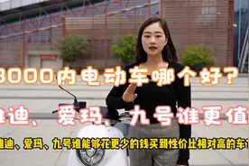 3000内电动车哪个好？雅迪/爱玛/九号谁更值？续航百公里车型对比视频封面