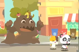 脏乱垃圾不乱丢，收集干净扔进垃圾桶，担当文明小卫生真棒视频封面