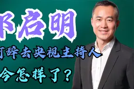 邱启明：曾被誉为白岩松接班人，如今为何辞去央视？视频封面